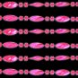 48" Metallic Pink Twist Beads Party Favors