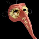 Copper Masquerade Long Nose Mask | Masquerade Masks