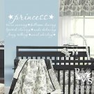 Princess Definition Tiara Wand Wall Design TWO DESIGN CHOICES Free US Shipping