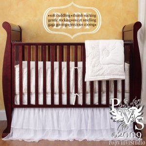 Baby Frame Definition Wall Design Decal You Choose TWO Colors FREE US SHIPPING Trendy