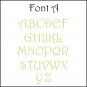 Damask Frame Monogram FREE US SHIPPING You Choose Color