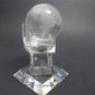 Glass Globe in hand, Gift crystal etched world