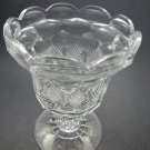 Cut glass pedistal vase  CHALICE ANTIQUE