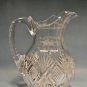 Hawkes Primrose American Brilliant Period Cut Glass Antique Pitcher