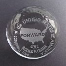 Obama crystal paperweight, glass, forward, 44th President of USA Limied edition Obama crystal paperweight, glass, forward, 44th President of USA Limied edition