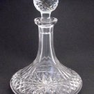 Signed Waterford glass Hand Cut  ships decanter Irish Crystal