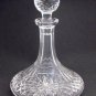 Signed Waterford glass Hand Cut  ships decanter Irish Crystal