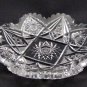 American Brilliant Period Cut Glass dish Straus or Blackmer Antique