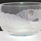 Signed Lenox Cut glass Fanlight bowl Crystal  Made in USA Limited collection