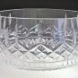 Signed Waterford Hand Cut glass large Lismore salad bowl  Crystal 9.5"