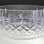 Signed Waterford Hand Cut glass large Lismore salad bowl  Crystal 9.5"
