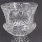 Hand Cut glass  trophy /  award for etching 24% lead crystal 12.5 lb