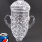 Hand Cut glass Grand trophy award for etching 24% lead