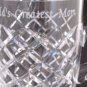 Hand Cut glass Grand trophy award for etching 24% lead
