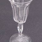 Cut Glass sherry glass Antique colonial stems Crystal