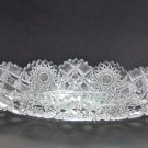 American Brilliant Period Cut Glass Hunts Royal oval dish ABP antique