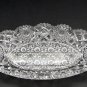 American Brilliant Period Cut Glass Hunts Royal oval dish ABP antique