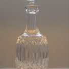 Hand Cut glass  whiskey decanter  barell shape