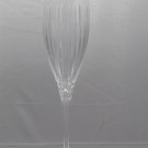 Signed Lenox Cut glass Superior flute Crystal  Made in USA  gold rim