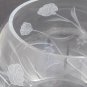 24% hand cut crystal bowl Rose pattern