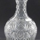 American Brilliant Period Cut Glass water carafe / vase Antique Water bottle American Brilliant Period Cut Glass water carafe / vase Antique Water bottle