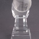 Globe optical GLASS  in hand 7.75" high, Award Gift crystal Gift boxed