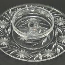 American Brilliant Period hand Cut Glass chip n dip
