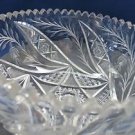 American Brilliant Period Cut Glass bowl  ABP  Antique Floral