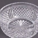 Signed Webb Hand Cut Glass bowl english blown blank Signed Webb Hand Cut Glass bowl english blown blank