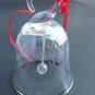 Lenox Crystal 1984 candle  miniature bell ornament Hand blown Made in USA