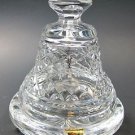 Signed Waterford crystal Peace bell with under dish
