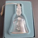 Lenox Crystal 1992 Snowman Tree miniature bell ornament Made in USA