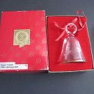 Lenox Crystal 1986 doves Tree miniature bell ornament Made in USA