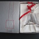 Lenox Crystal 1983 First annual Tree miniature bell ornament Made in USA