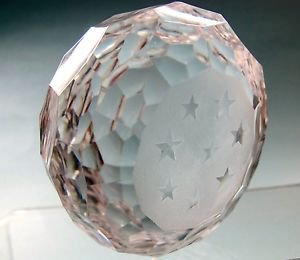 Hand cut paperweight stars