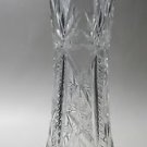 Hand Cut Glass vase crystal