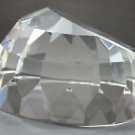 Half Globe pattern glass faceted paperweight,