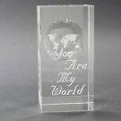 Globe pattern paperweight, You are my World, Great Valentine gift