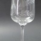 Lenox hand Cut glass Wheat goblet Crystal Made in USA Mt Pleasant mouth blown Lenox hand Cut glass Wheat goblet Crystal Made in USA Mt Pleasant mouth blown