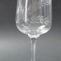 Lenox hand Cut glass Wheat goblet Crystal Made in USA Mt Pleasant mouth blown