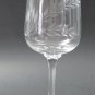 Lenox hand Cut glass Wheat goblet Crystal Made in USA Mt Pleasant mouth blown