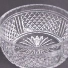 Signed  Webb Corbett Hand Cut Glass  bowl english pedestal blown blank