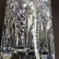 Hand Cut glass large vase  hand polished 24% lead crystal custom