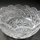 Signed Waterford apprentice cut glass bowl Hand cut in Ireland crystal gift Signed Waterford apprentice cut glass bowl Hand cut in Ireland crystal gift