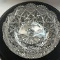 American Brilliant Period hand Cut Glass bowl Gloria   ABP antique hobstar