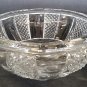 Hand cut lead crystal bowl Signed O'ROURKE
