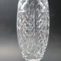 Waterford CUT GLASS signed vase footed old cut in Ireland, Wedding gift crystal