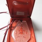 Signed Waterford crystal 1991 Christmas ornament