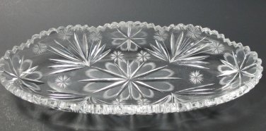 American Brilliant Period hand Cut Glass celery