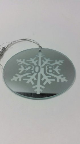 Snowflake Christmas ornament 2018
